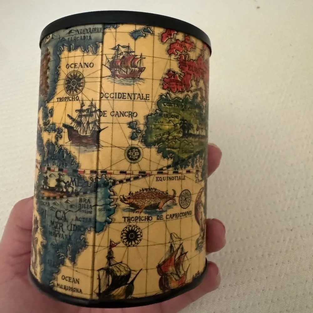 Old World Map Pencil/Pen holder